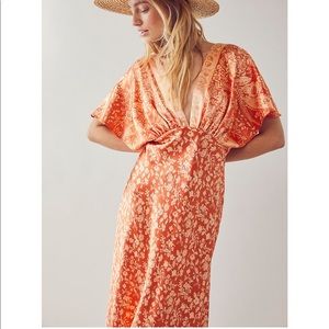 Free people Beatrice maxi dress. NWT.
